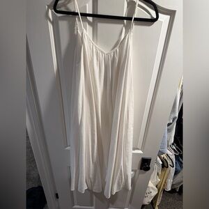 OAK + FORT Off-White Textured Peasant Top